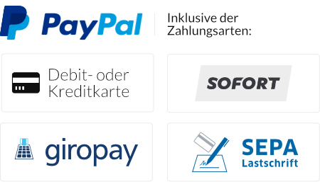 Individuelle Bilderrahmen günstig online bezahlen mit PayPal