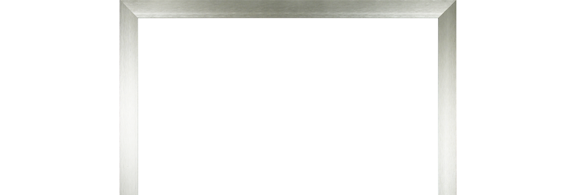 Echtes Metall/Aluminium Aluminium-Bilderrahmen ONTARIO 80 x 100 cm