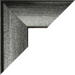 Individueller Bilderrahmen Sonderformat Modell Colorado Farbe Grau gewischt