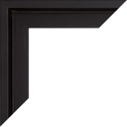 Individueller Bilderrahmen Modell Madeira Farbe Schwarz