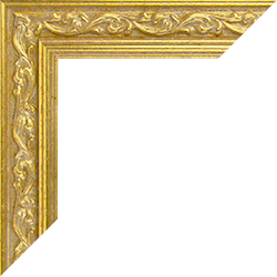 Individueller Bilderrahmen Modell Venedig Farbe Gold Antik