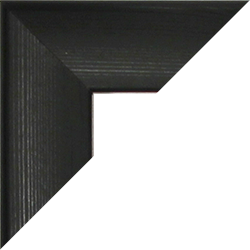 Individueller Bilderrahmen Sonderformat Modell Colorado Farbe Schwarz gemasert